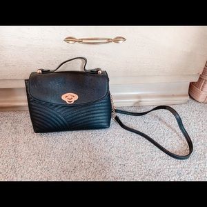 Black Cross-Body Bag